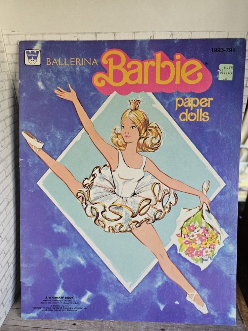 Vintage 1977 Whitman Ballerina Barbie Paper Dolls Complete Ballet Book Set